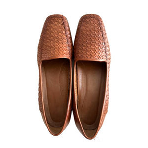 Woven Leather Loafers